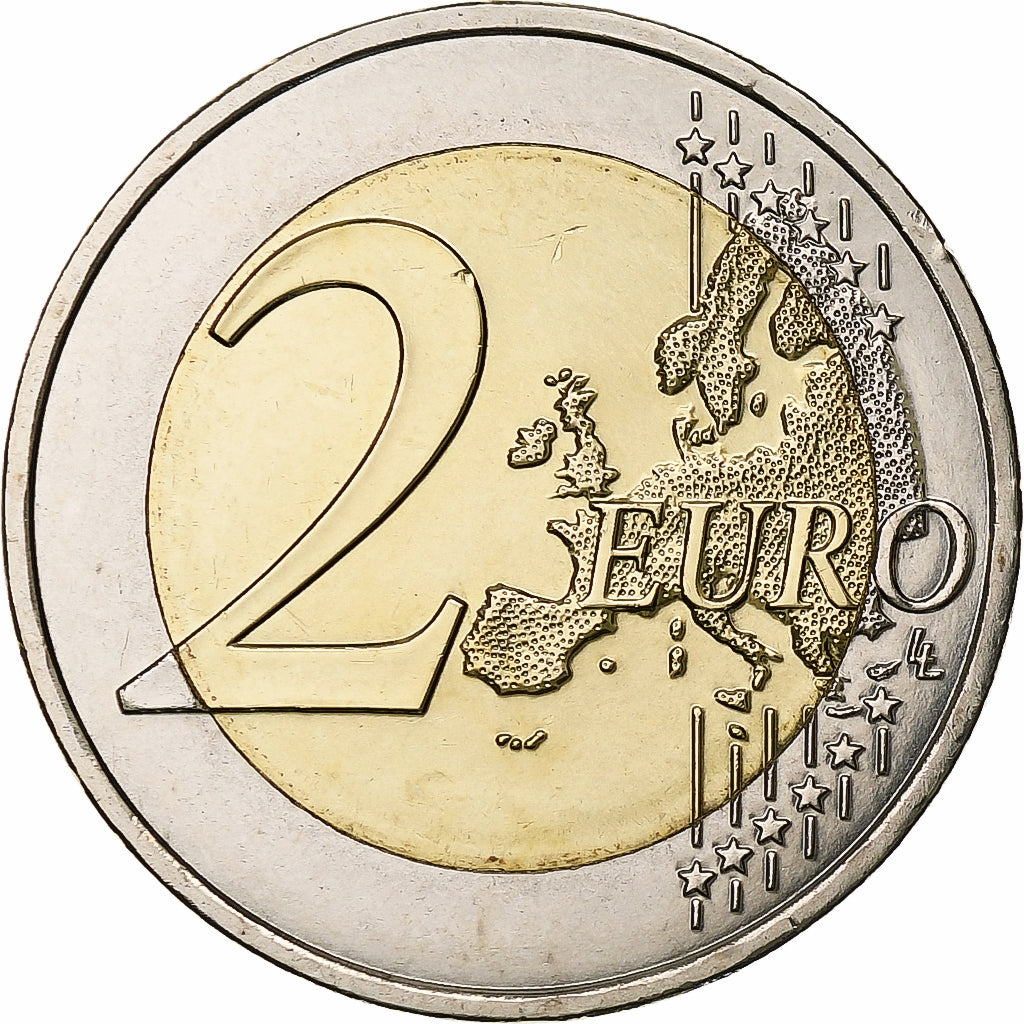 France, 2 Euro, UEFA Euro 2016, 2016, Pessac, Bimétallique, SPL