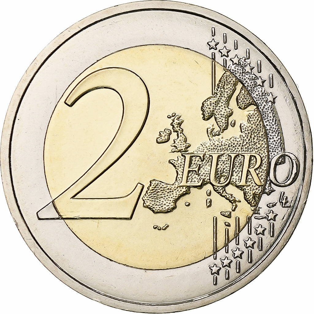 Francia, 2 Euro, Auguste Rodin, 2017, Pessac, Bimetálico, SC