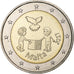 Malta, 2 Euro, Peace, 2017, Bi-metallico, SPL