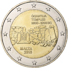 Malta, 2 Euro, Ġgantija Temples, 2016, Bi-metallico, SPL