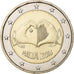 Malta, 2 Euro, solidarity through love, 2016, Bi-Metallic, MS(63)