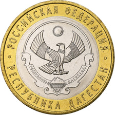Russia, 10 Roubles, Republic of Dagestan, 2013, Saint Petersburg, Bi-Metallic