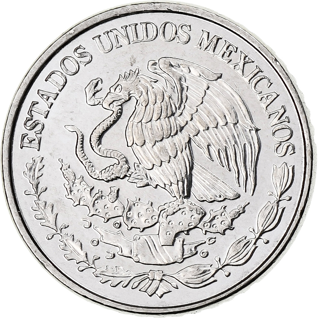Mexiko, 20 Centavos, 2017, Mexico City, Stainless Steel, UNZ, KM:935