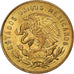 Mexico, 5 Centavos, 1968, Mexico City, Brass, MS(63), KM:426