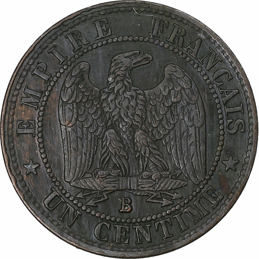 France, Napoléon III, Centime, Napoléon III, 1857, Rouen, Bronze, TTB+