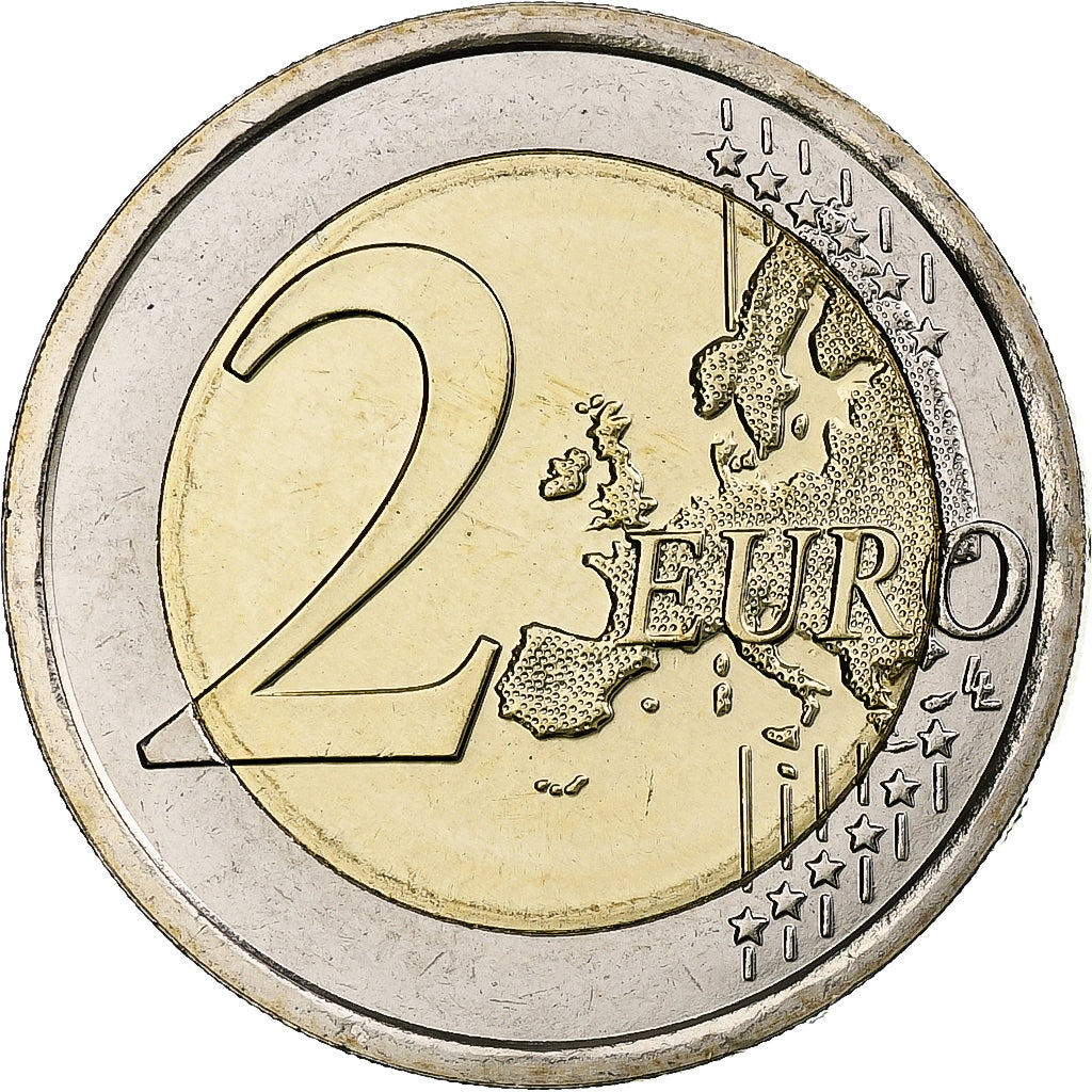 San Marino, 2 Euro, 750 anniversaire de la naissance de Giotto, 2017, Rome