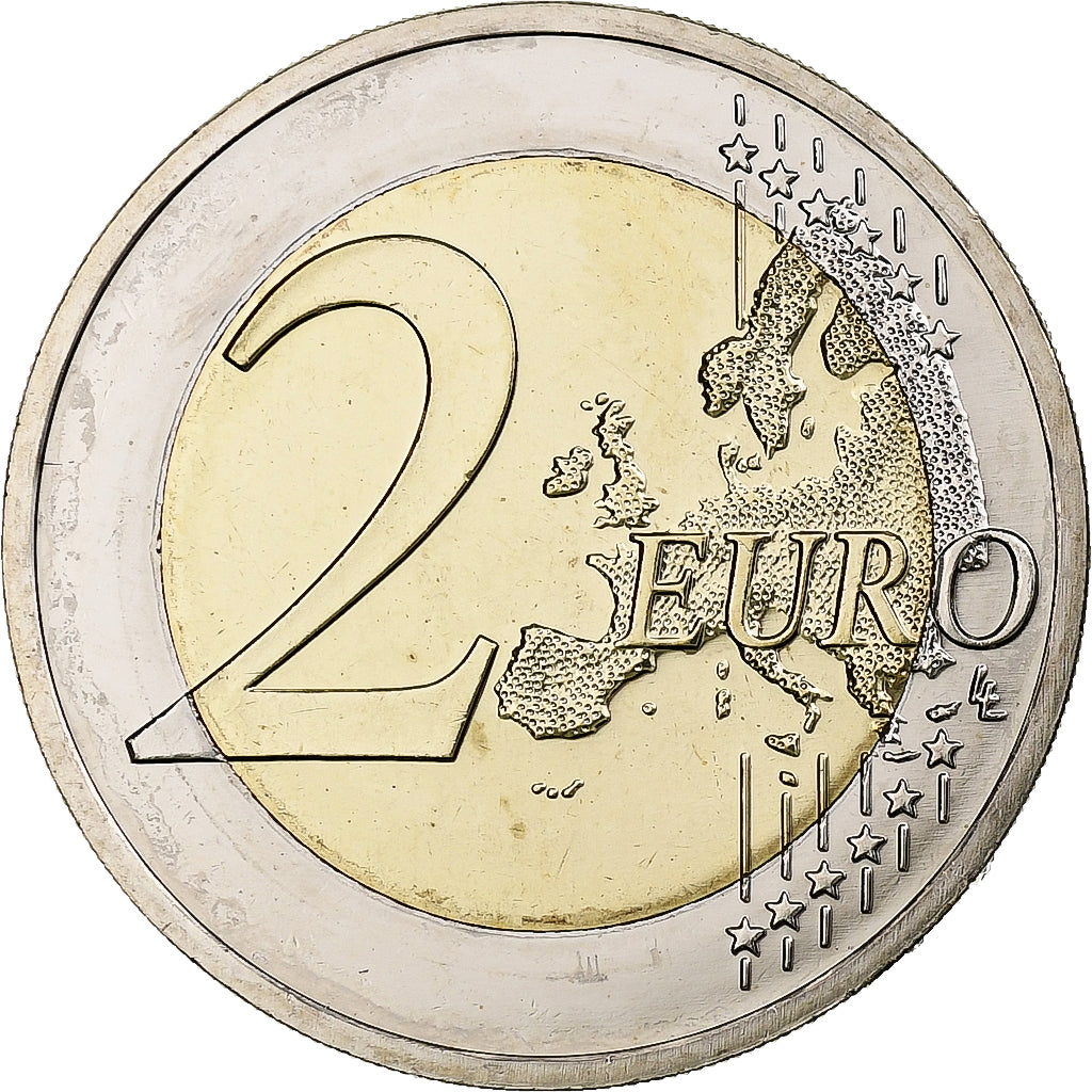 Niemcy, 2 Euro, Baden-Württemberg, 2013, Stuttgart, Bimetaliczny, MS(63)