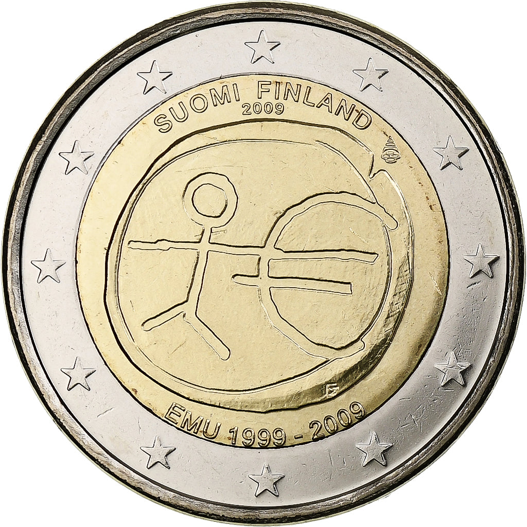Finnland, 2 Euro, Union économique et monétaire, 2009, Vantaa, Bi-Metallic