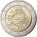 IRELAND REPUBLIC, 2 Euro, Introduction de l'euro, 2012, Dublin, Bi-Metallic