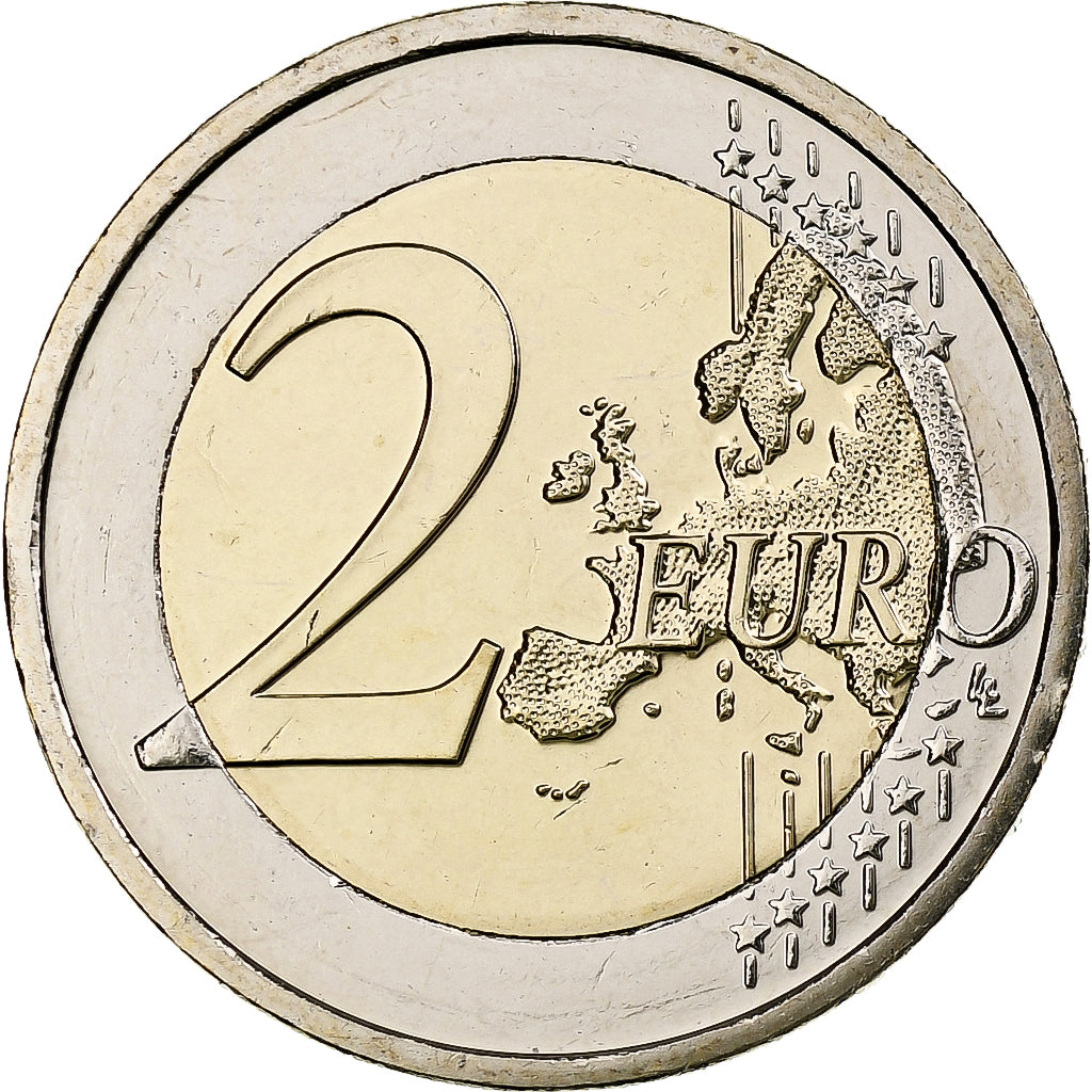 IRELAND REPUBLIC, 2 Euro, Introduction de l'euro, 2012, Dublin, Bi-Metallic