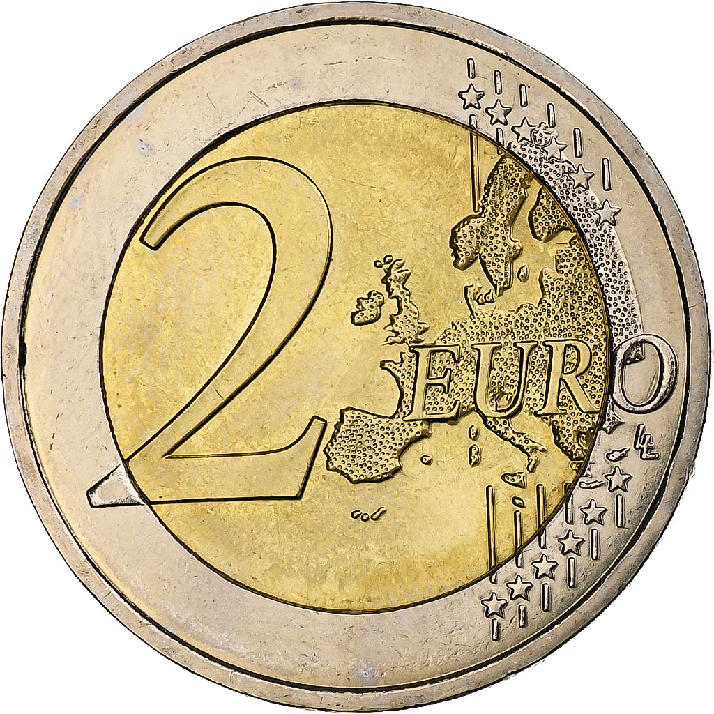 France, 2 Euro, Introduction de l'euro, 2012, Pessac, Bi-Metallic, MS(63)