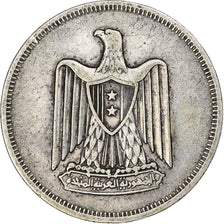 Egitto, 10 Milliemes, AH 1380/1960, Cairo, Alluminio-bronzo, BB+