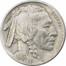 Stati Uniti, 5 Cents, Buffalo Nickel, 1913, Philadelphia, Cupronickel, BB