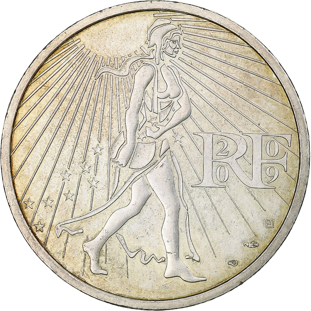 France, 25 Euro, Semeuse, 2009, Pessac, Argent, SUP, KM:1581