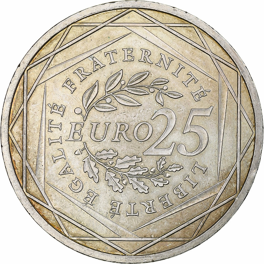 France, 25 Euro, Semeuse, 2009, Pessac, Argent, SUP, KM:1581