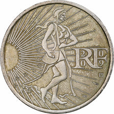 France, 10 Euro, Semeuse, 2009, Pessac, Silver, EF(40-45), KM:1580