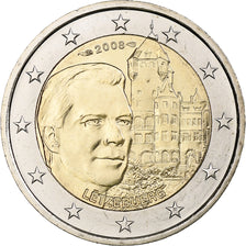 Lussemburgo, Henri, 2 Euro, Château de Berg, 2008, Pessac, Bi-metallico, SPL