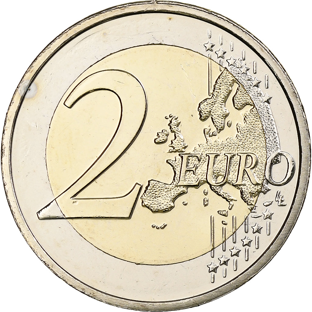 Luxemburgo, Henri, 2 Euro, Charlotte Grand Duchess of Luxembourg, 2009, Utrecht