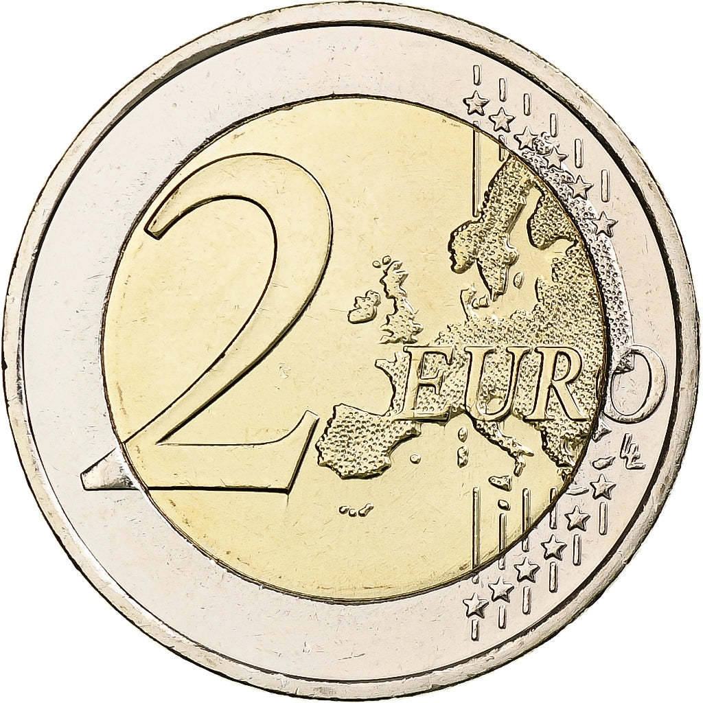 Grecia, 2 Euro, Marathon, 2010, Athens, Bi-metallico, SPL, KM:236