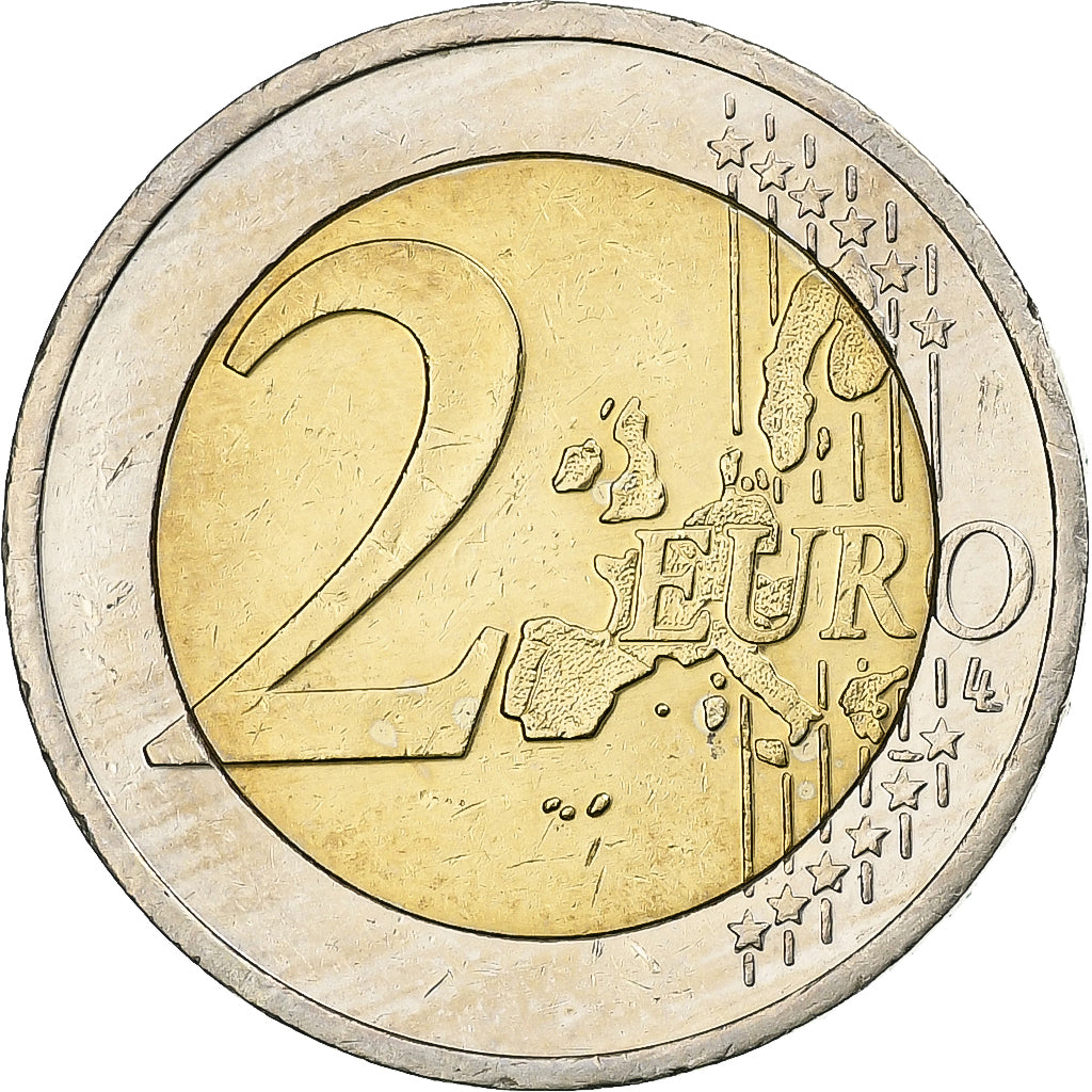 Austria, 2 Euro, Austrian State Treaty, 2005, Vienna, Bi-Metallic, AU(50-53)