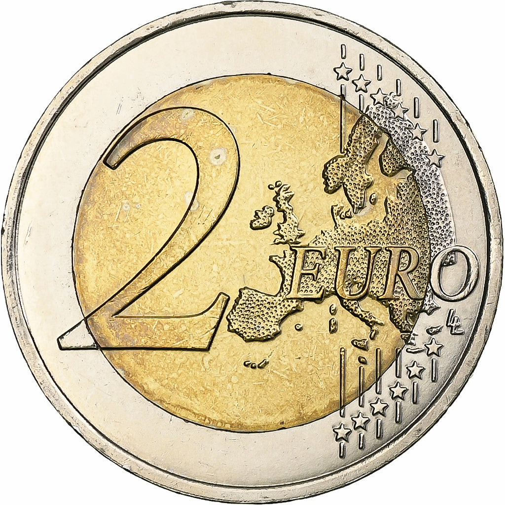 Francia, 2 Euro, UEFA Euro 2016, 2016, Pessac, Bi-metallico, SPL
