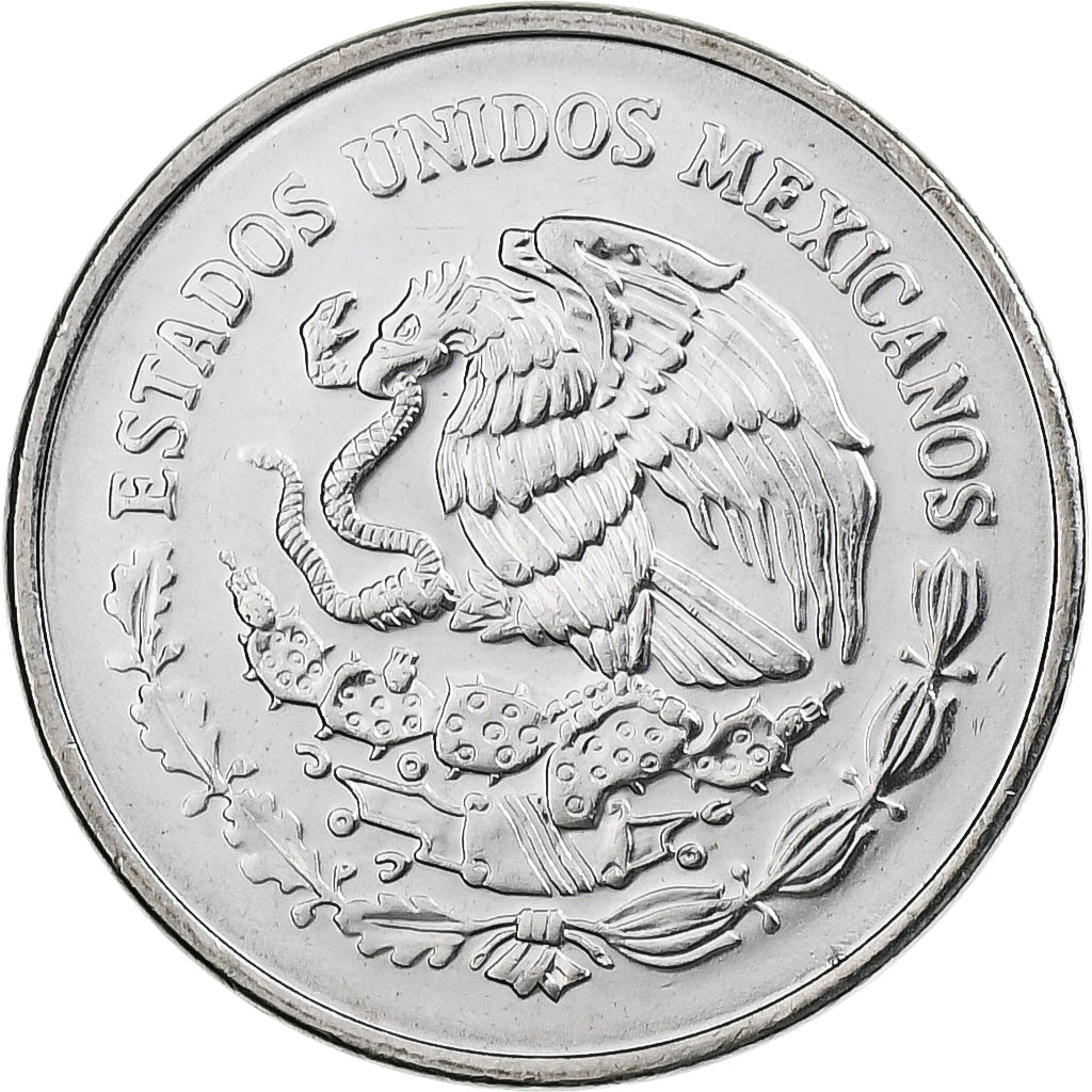 Mexico, 5 Centavos, 2001, Mexico City, Stainless Steel, MS(63), KM:546