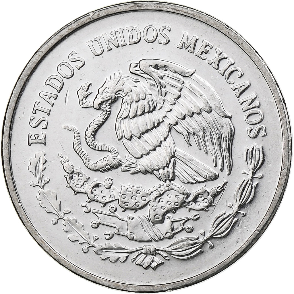 Mexiko, 5 Centavos, 2001, Mexico City, Stainless Steel, UNZ, KM:546