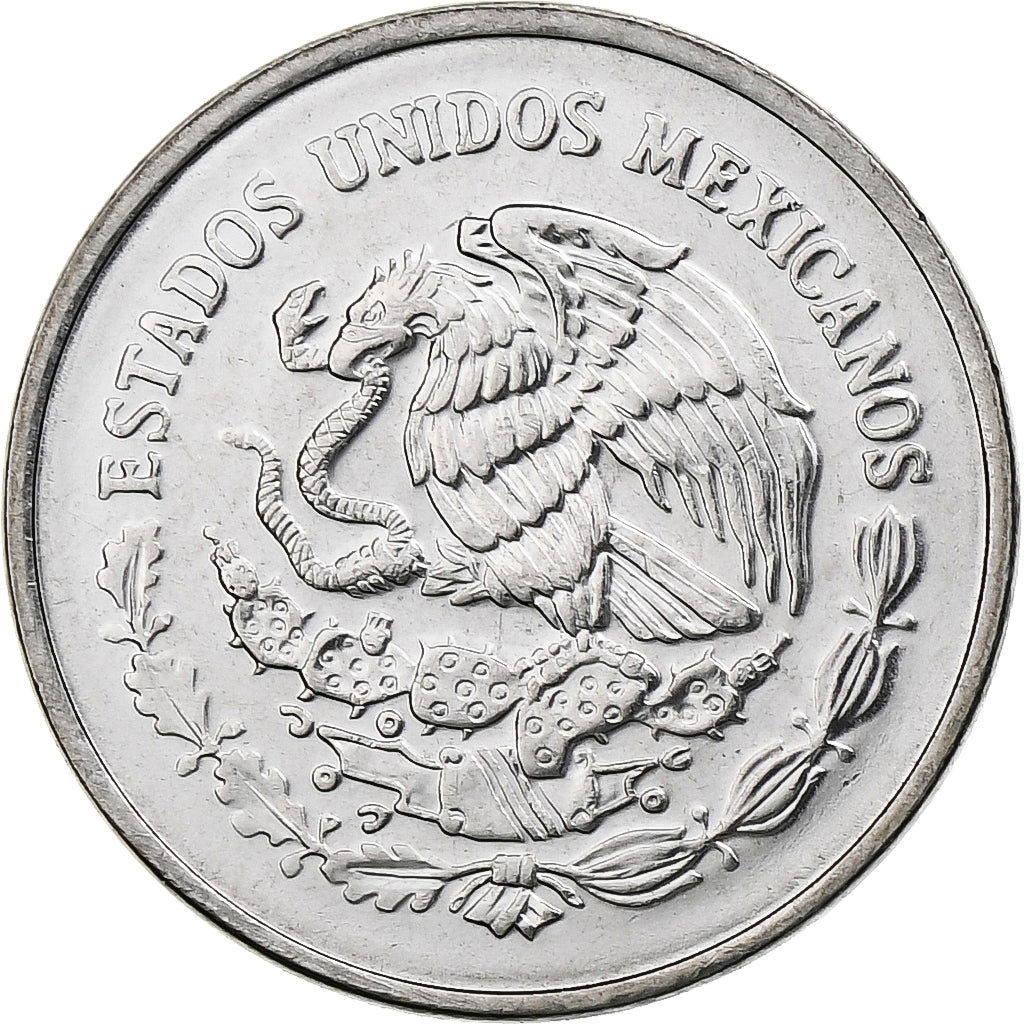 Messico, 5 Centavos, 2001, Mexico City, Acciaio inossidabile, SPL, KM:546
