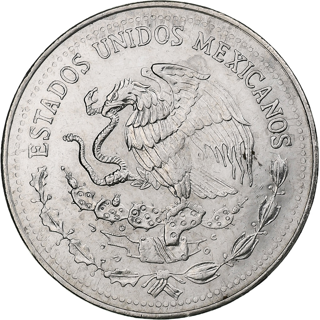Mexico, 50 Centavos, Palenque, 1983, Mexico City, Stainless Steel, MS(63)