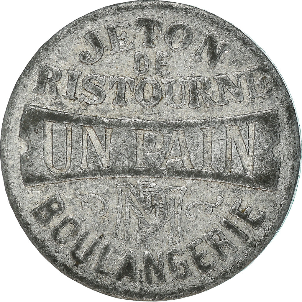 token, Belgium, La Maison du Peuple, Bruxelles, Jeton de Ristourne, Un pain.