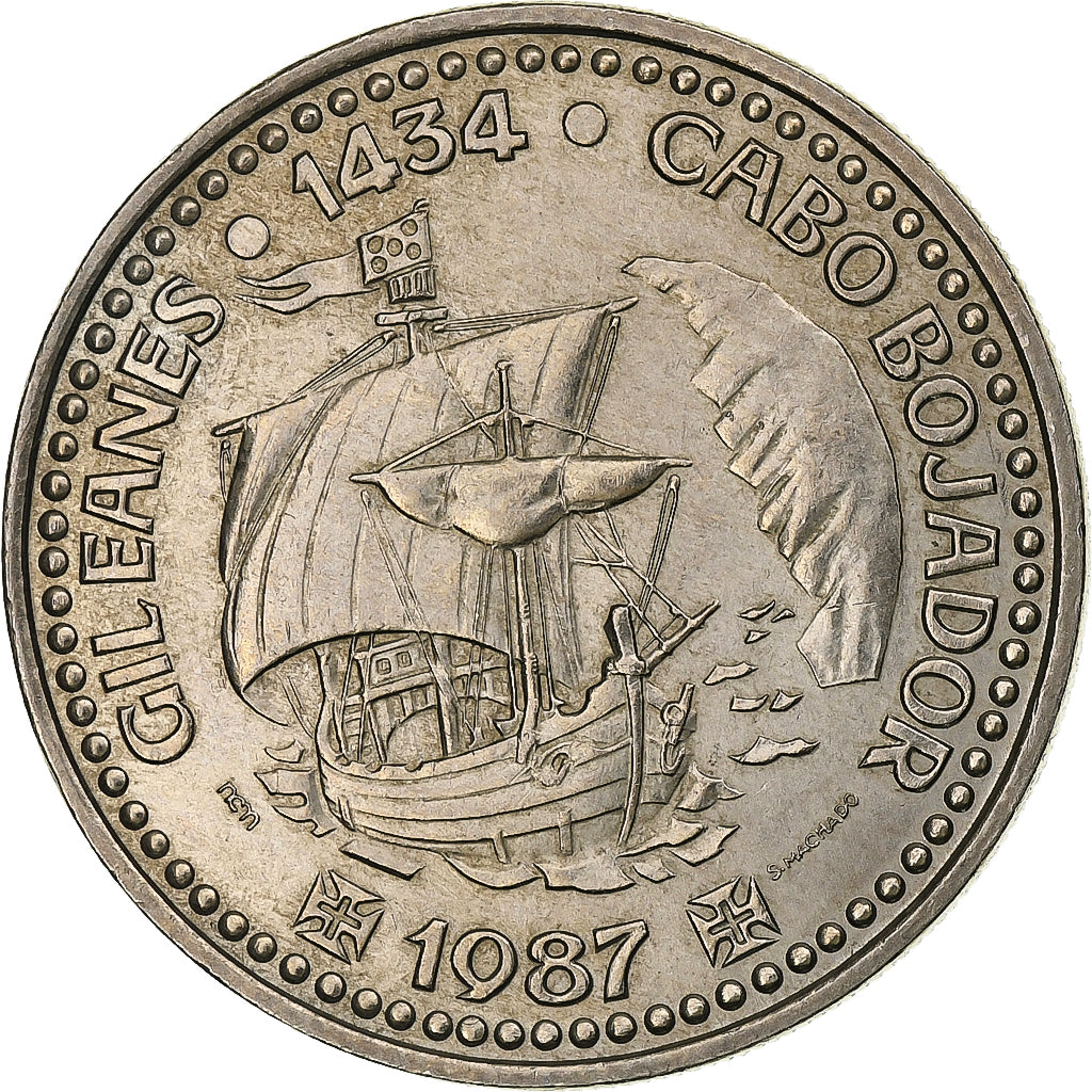 Portugal, 100 Escudos, Gil Eanes, 1987, Lisbonne, Cupro-nickel, SUP+, KM:639