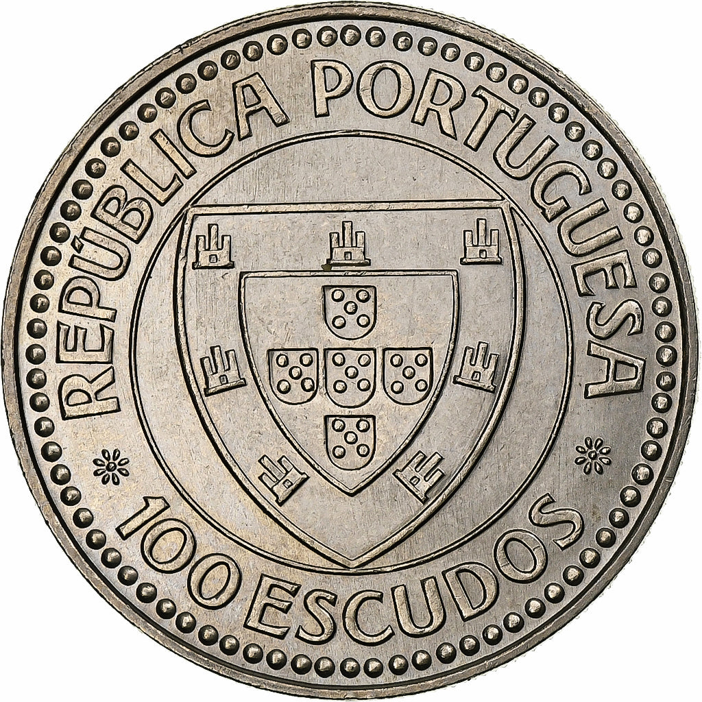 Portugal, 100 Escudos, Gil Eanes, 1987, Lisbon, Cobre-níquel, MS(63), KM:639