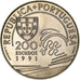 Portugal, 200 Escudos, Columbus and Portugal, 1991, Lisbonne, Cupro-nickel, SPL