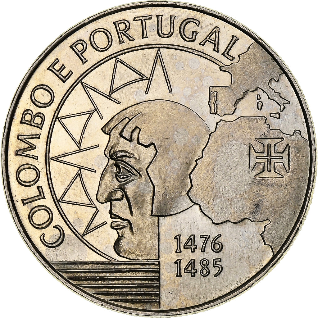 Portugal, 200 Escudos, Columbus and Portugal, 1991, Lisbonne, Cupro-nickel, SPL