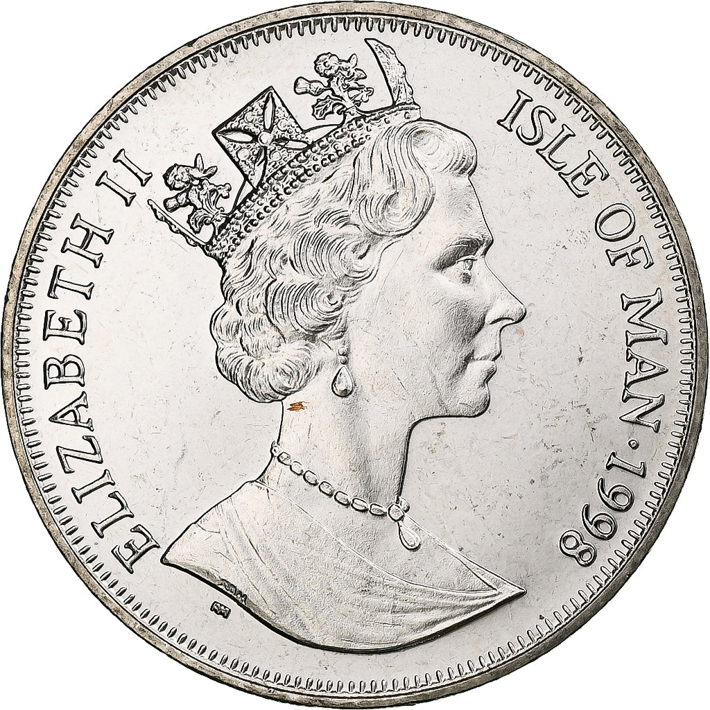 Isle of Man, Elizabeth II, Crown, 125th Anniversary of the Steam Railway, 1998