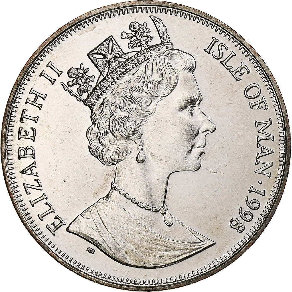 Isle of Man, Elizabeth II, Crown, 125th Anniversary of the Steam Railway, 1998