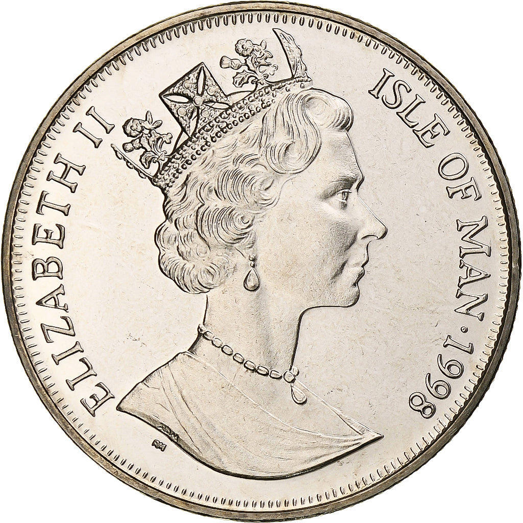 Isola di Man, Elizabeth II, Crown, 125th Anniversary of the Steam Railway, 1998