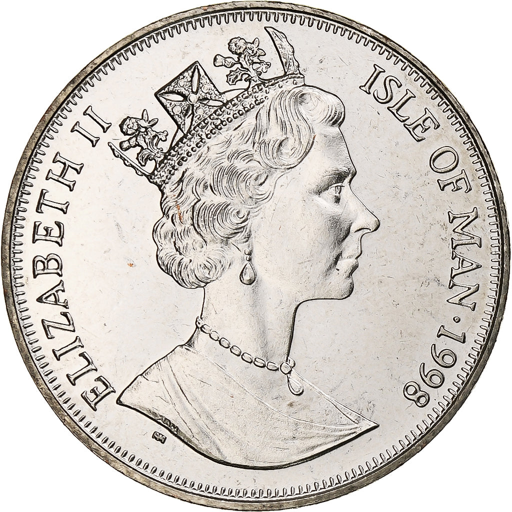 Île de Man, Elizabeth II, Crown, 125th Anniversary of the Steam Railway, 1998