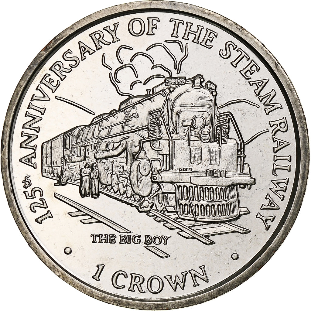 Isle of Man, Elizabeth II, Crown, 125th Anniversary of the Steam Railway, 1998