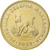 Macedonia, 5 Denari, 2022, Acciaio placcato ottone, SPL