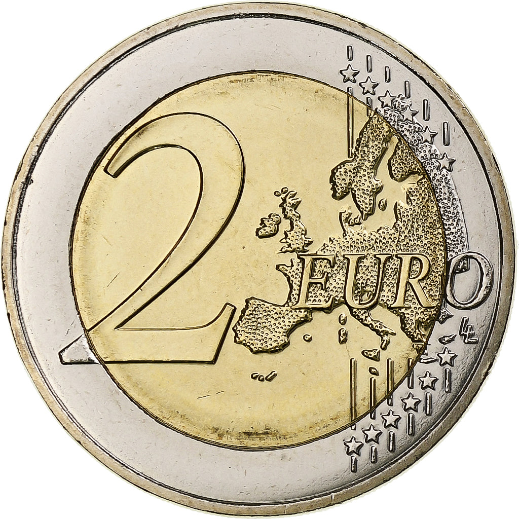Malta, 2 Euro, Ġgantija Temples, 2016, Pessac, Bi-Metallic, UNC-