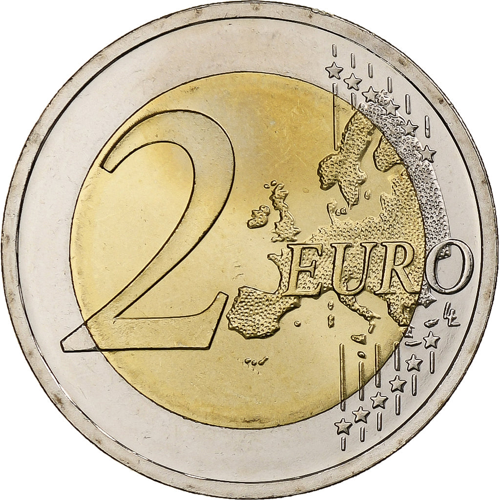 Lituânia, 2 Euro, Lithuanian Language, 2015, Vilnius, Bimetálico, MS(63)