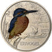 Austria, 3 Euro, Colorful Creatures - Kingfisher, 2017, Vienna, Copper-nickel