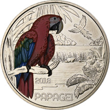 Austria, 3 Euro, Colorful Creatures - Parrot, 2018, Vienna, Copper-nickel