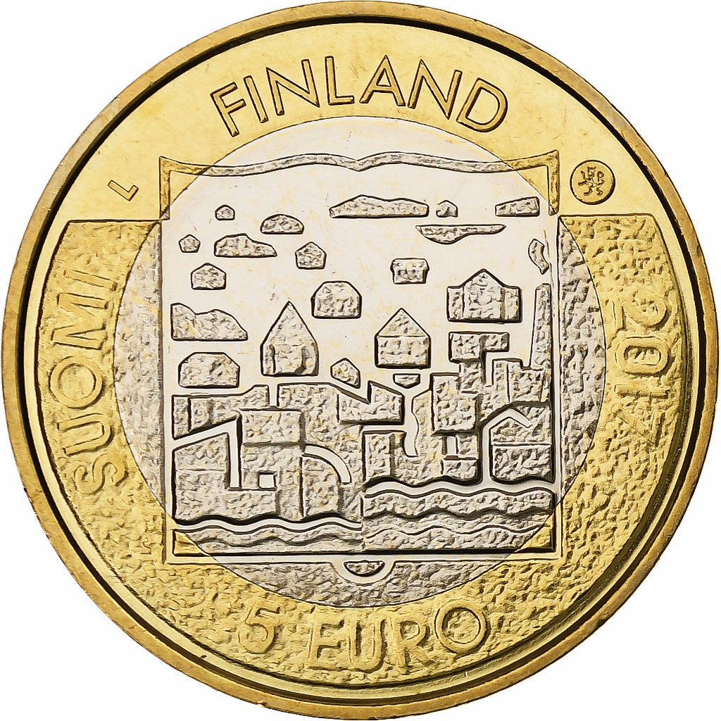 Finland, 5 Euro, Urho Kaleva Kekkonen, 2018, Vantaa, Bi-Metallic, UNC-