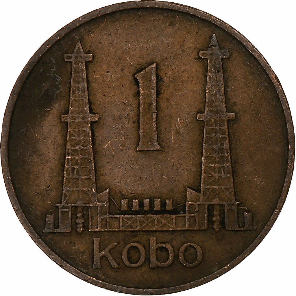 Nigeria, Elizabeth II, Kobo, 1973, Bronzen, FR+, KM:8.1