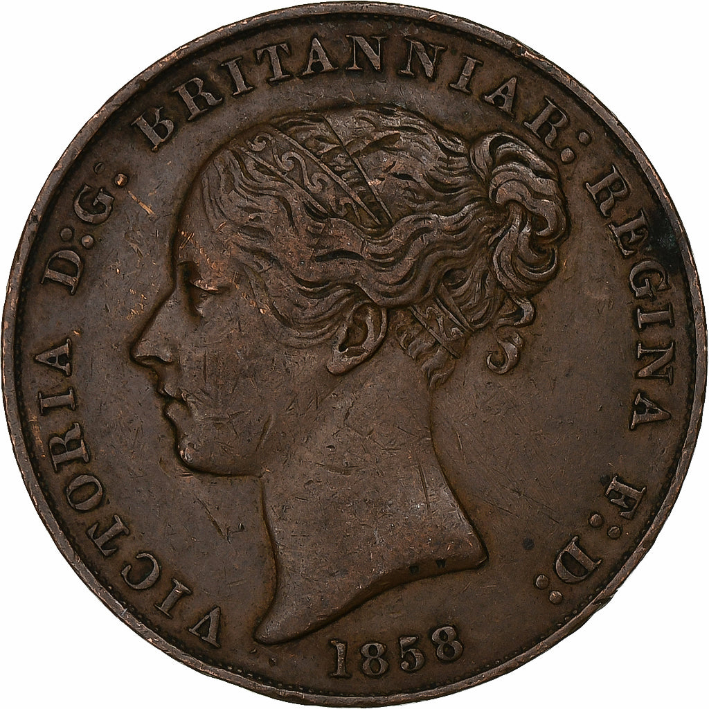 Jersey, Victoria, 1/13 Shilling, 1858, Cuivre, TTB, KM:3