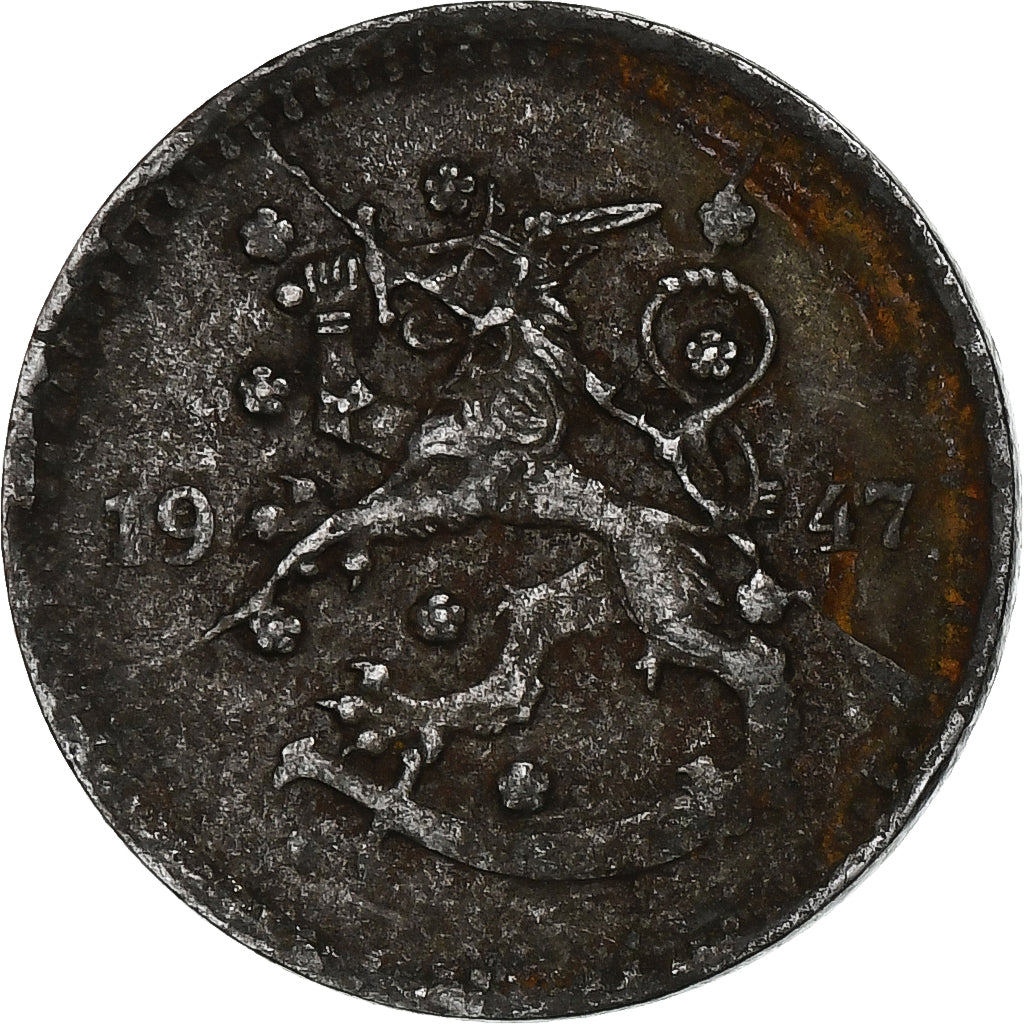 Finlande, Markka, 1947, Cuivre, TB