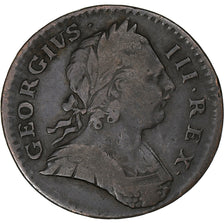 Gran Bretaña, George III, Farthing, 1773, Royal Mint, Cobre, BC+