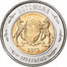 Botswana, 2 Pula, Rhinocéros, 2013, Royal Canadian Mint, Bimetaliczny, MS(63)